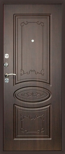 Входная дверь с порошком и МДФ